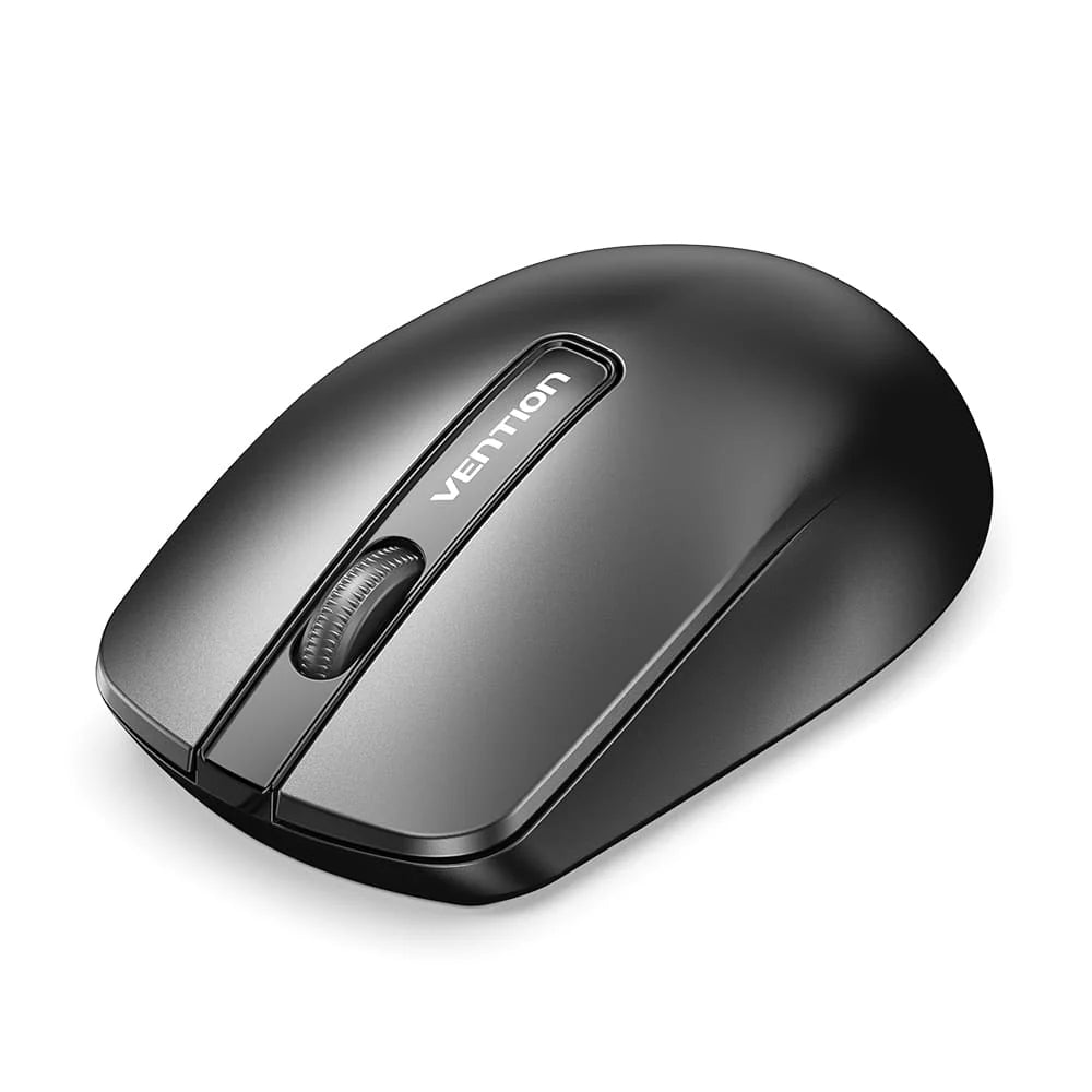 Vention 3-Button Wireless Computer Mouse with USB Receiver Black KTBB0