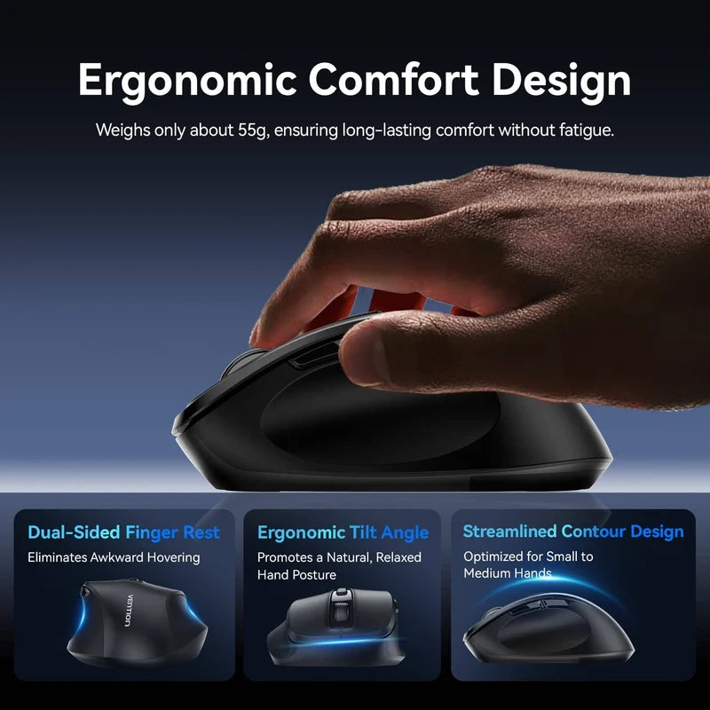Vention 2.4G Wireless Ergonomic Μouse KTHB0