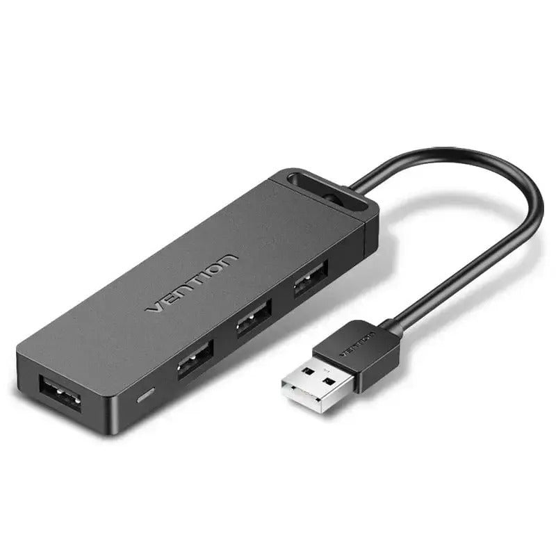 Vention USB 2.0 Hub 5 Θυρών με σύνδεση USB-A & Θύρα Φόρτισης 0.15m CHMBD