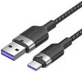 Vention Καλώδιο USB 2.0 A σε USB-C 6A 2M Μαύρο (Vention CTOBH)
