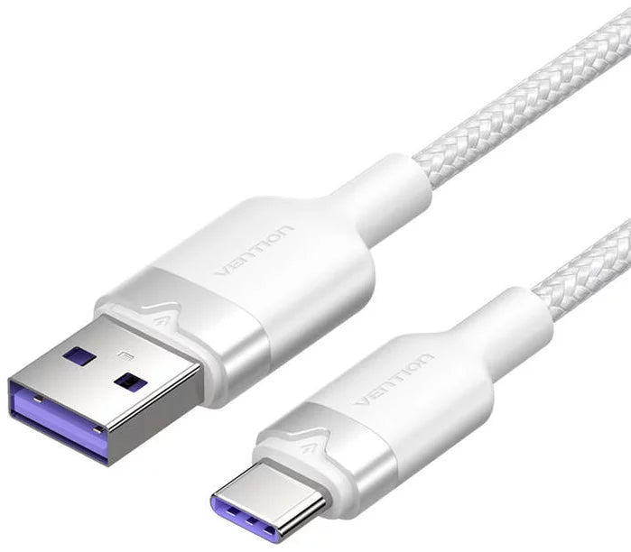 Vention Καλώδιο USB 2.0 A σε USB‑C 3A 2M Λευκό (Vention CTNWH)