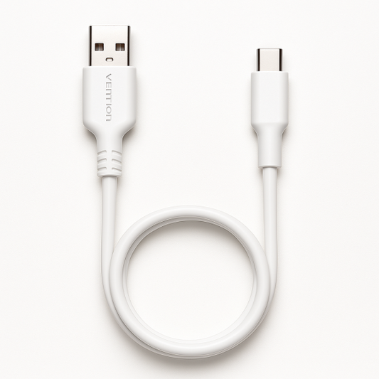Καλώδιο USB 2.0 A σε USB‑C 6A 2M Λευκό (Vention CTOWH)