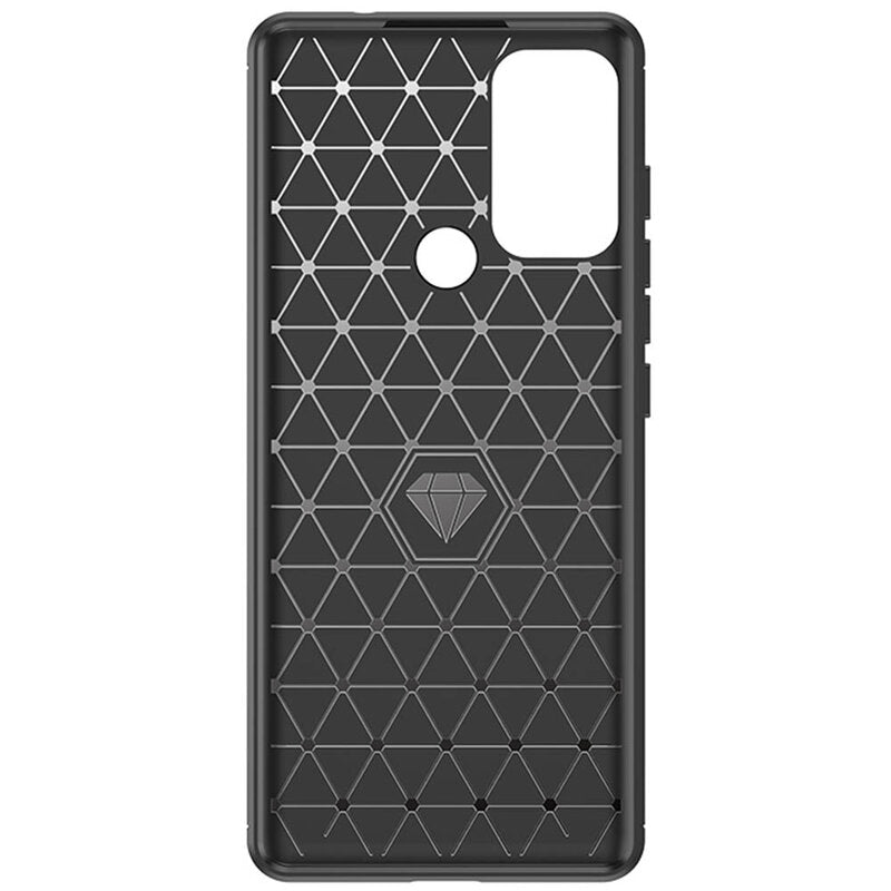 Vivid Carbon Silicone - Θήκη Σιλικόνης Motorola Moto G60S - Black (UNCAMOTOG60SBK)