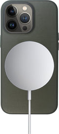 Vivid PU Leather Case - Σκληρή Θήκη Magsafe Apple iPhone 13 Pro - Olive Green (VIMAGLE197OLIVEGR)