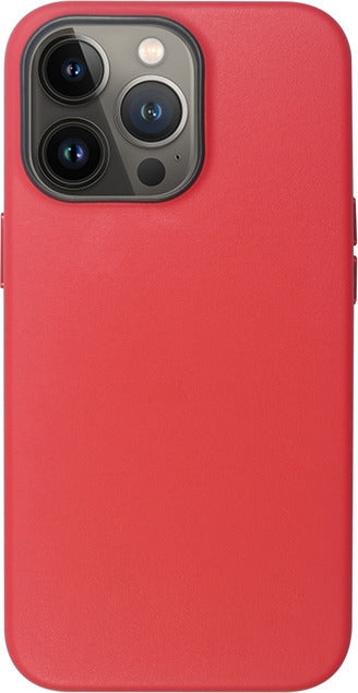 Vivid PU Leather Case - Σκληρή Θήκη Magsafe Apple iPhone 13 Pro - Red (VIMAGLE197RD)