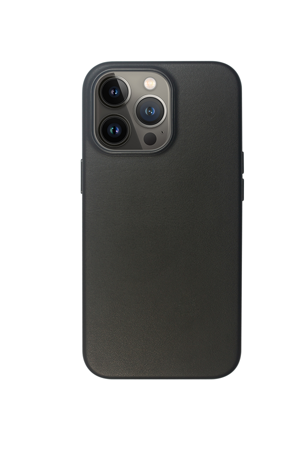 Vivid PU Leather Case - Σκληρή Θήκη Magsafe Apple iPhone 13 Pro - Black (VIMAGLE197BK)