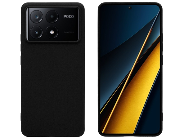 Σετ Θήκη Σιλικόνης & Tempered Glass - Xiaomi Poco X6 Pro - Vivid Set - Transparent / Black (VIMAT358BKGLASSTN)