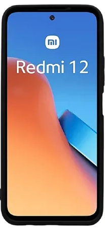Vivid Σετ Θήκη Σιλικόνης & Tempered Glass - Xiaomi Redmi 12 - Transparent / Black (VIMAT319BKGLASSTN)