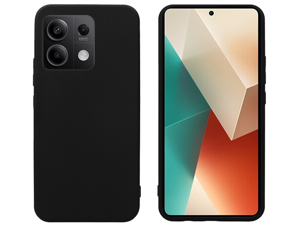 Σετ Θήκη Σιλικόνης & Tempered Glass - Xiaomi Redmi Note 13 5G - Vivid Set - Transparent / Black (VIMAT354BKGLASSTN)