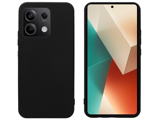 Σετ Θήκη Σιλικόνης & Tempered Glass - Xiaomi Redmi Note 13 Pro 5G / Poco X6 - Vivid Set - Transparent / Black (VIMAT352BKGLAS