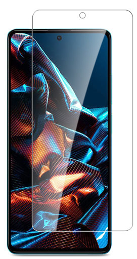 Vivid Σετ Θήκη Σιλικόνης & Tempered Glass - Xiaomi Redmi Note 12 Pro 5G / Poco X5 Pro - Transparent / Black (VIMAT286BKGLASST