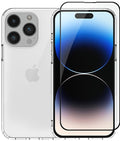 Vivid Set TPU Case & Full Face Tempered Glass - Σετ Διάφανη Θήκη Σιλικόνης & Full Face Tempered Glass - Apple iPhone 15 Pro -