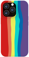 Vivid Silicone Cover - Θήκη Σιλικόνης Apple iPhone 13 Pro - Rainbow (VISILI197RAINBOW)
