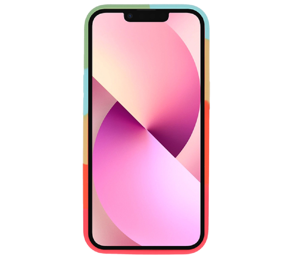 Vivid Silicone Cover - Θήκη Σιλικόνης Apple iPhone 13 Pro - Rainbow Waves (VISILI197RAINBOWAVES)