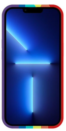 Vivid Silicone Cover - Θήκη Σιλικόνης Apple iPhone 13 Pro - Rainbow (VISILI197RAINBOW)
