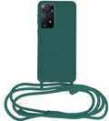Vivid Silicone Lace - Θήκη Σιλικόνης με Λουράκι Λαιμού - Xiaomi Redmi Note 11 Pro - Pine Green (VISILACE222PINEGR)