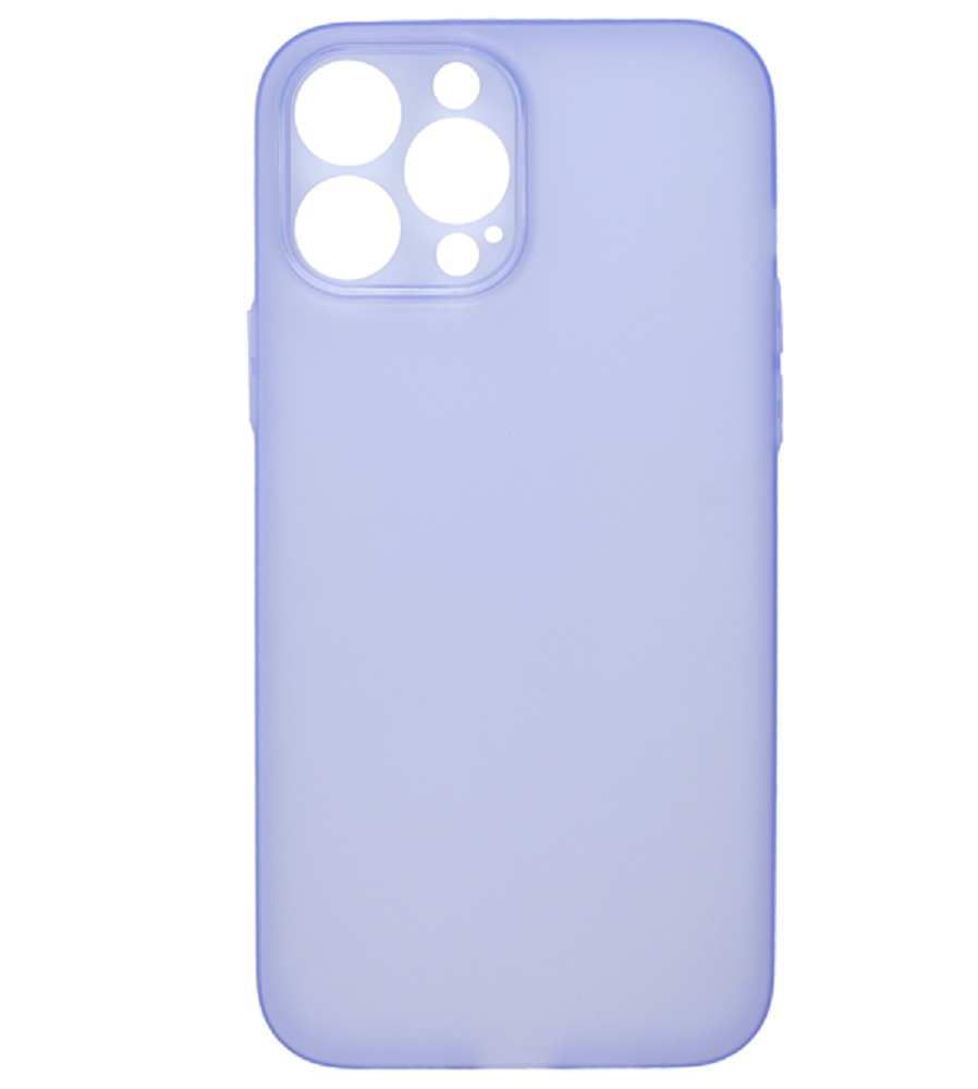 Vivid Θήκη Σιλικόνης Slim Apple iPhone 13 Pro Max - Transparent / Purple (VISLIM198PUR)