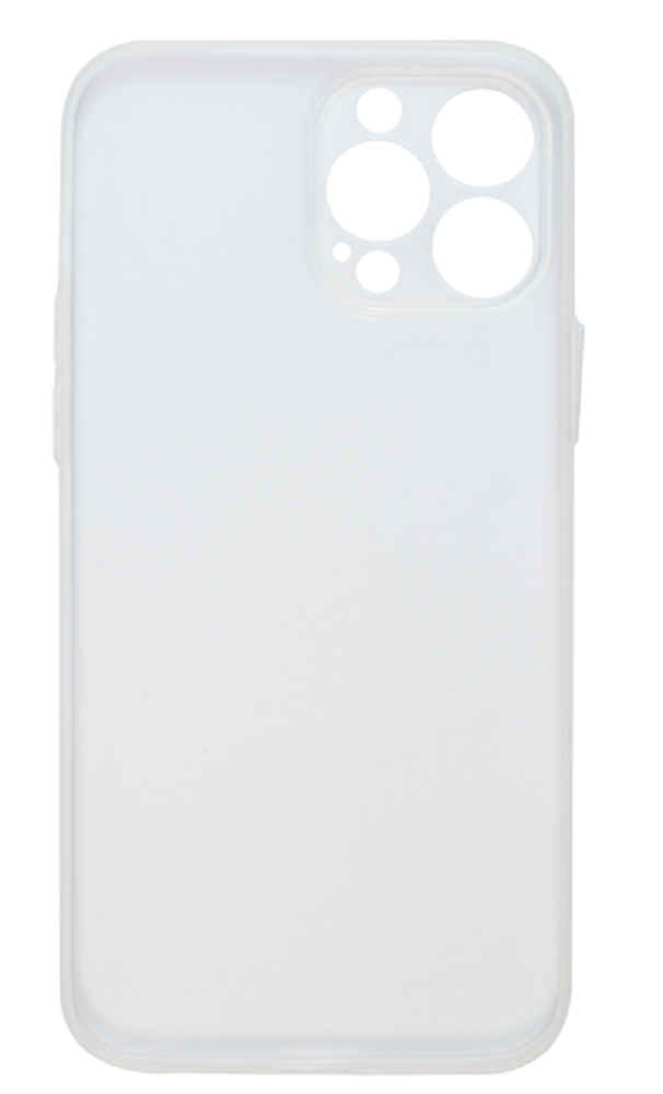 Vivid Θήκη Σιλικόνης Slim Apple iPhone 13 Pro Max - Transparent / White (VISLIM198WT)