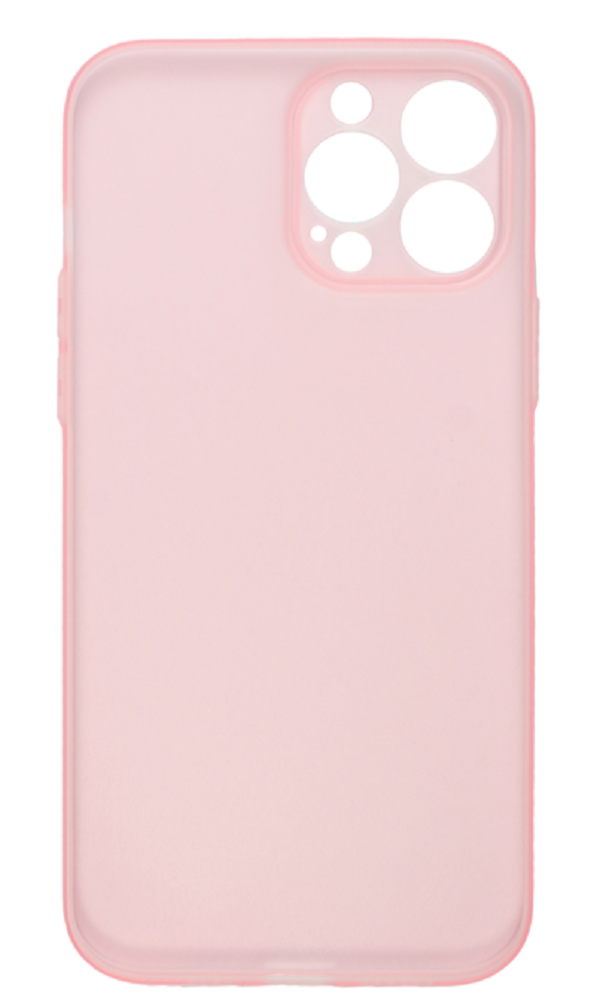Vivid Θήκη Σιλικόνης Slim Apple iPhone 13 Pro Max - Transparent / Pink (VISLIM198PK)
