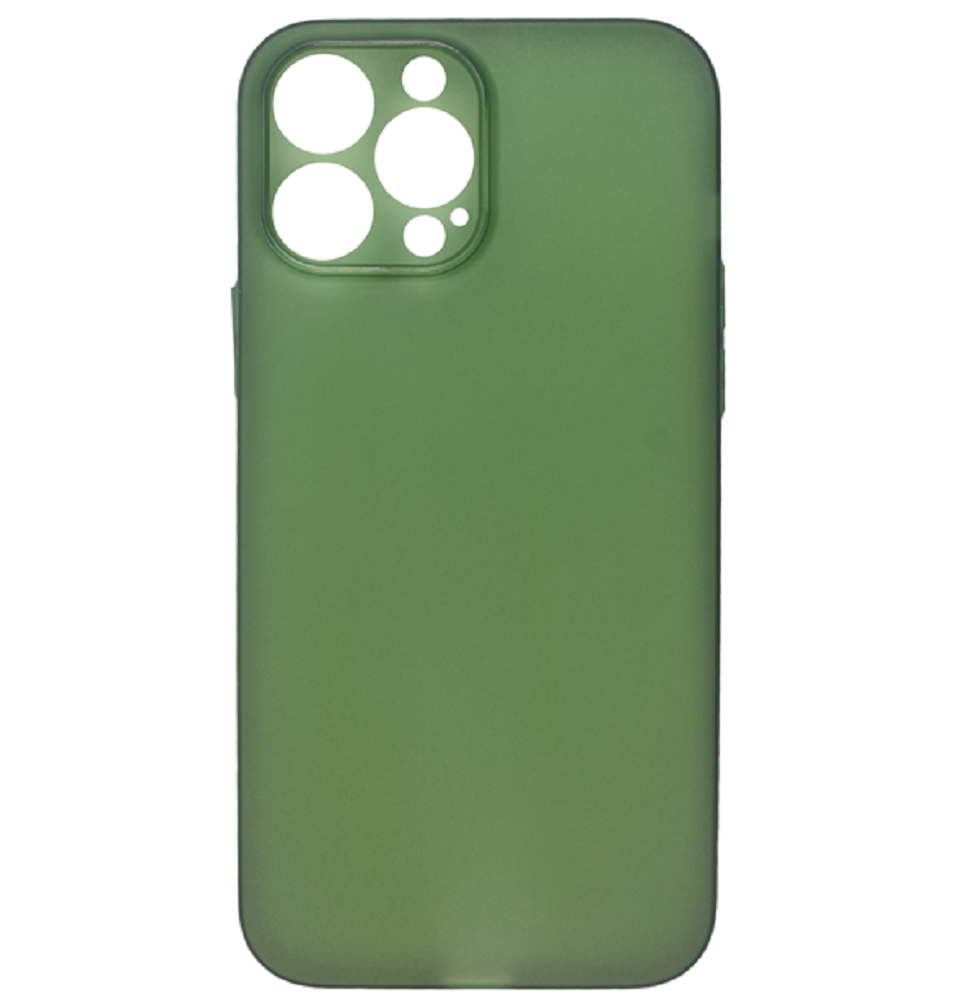 Vivid Θήκη Σιλικόνης Slim Apple iPhone 13 Pro -Transparent / Green (VISLIM197GR)