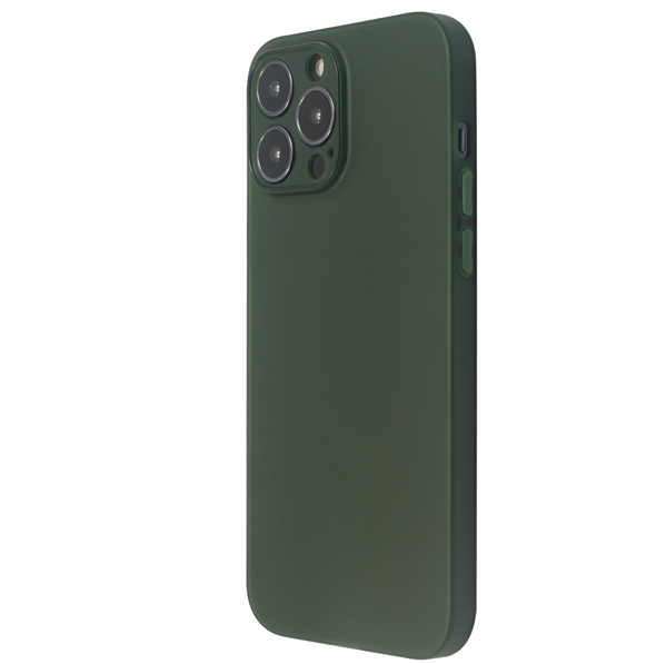 Vivid Θήκη Σιλικόνης Slim Apple iPhone 13 Pro -Transparent / Green (VISLIM197GR)