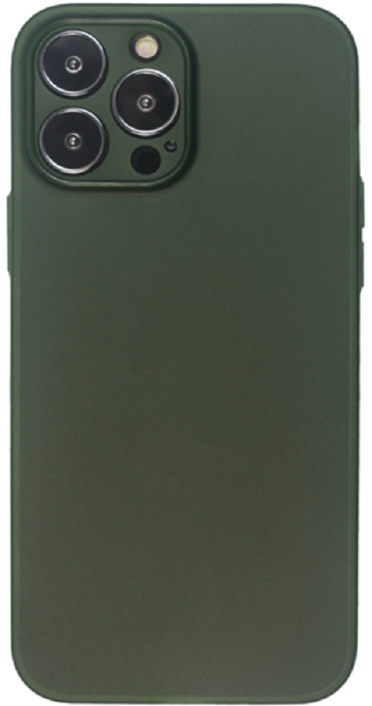 Vivid Θήκη Σιλικόνης Slim Apple iPhone 13 Pro -Transparent / Green (VISLIM197GR)