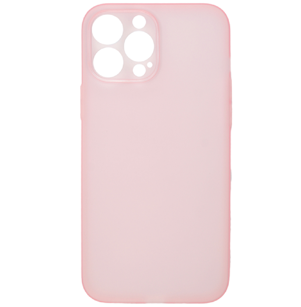 Vivid Θήκη Σιλικόνης Slim Apple iPhone 13 Pro -Transparent / Pink (VISLIM197PK)