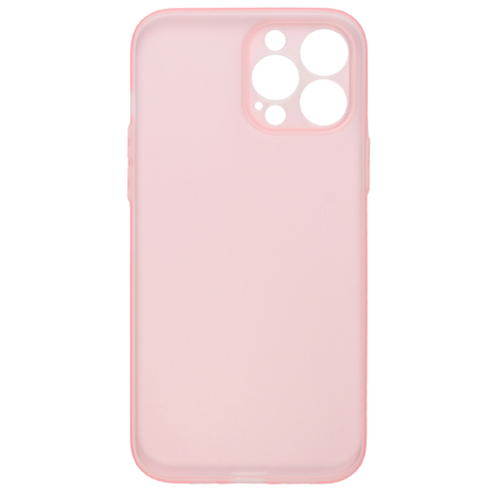 Vivid Θήκη Σιλικόνης Slim Apple iPhone 13 Pro -Transparent / Pink (VISLIM197PK)