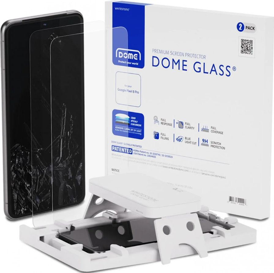 Whitestone Dome Glass - Liquid Optical Clear Adhesive & Installation Kit - Σύστημα Προστασίας Οθόνης - Google Pixel 8 Pro - 2