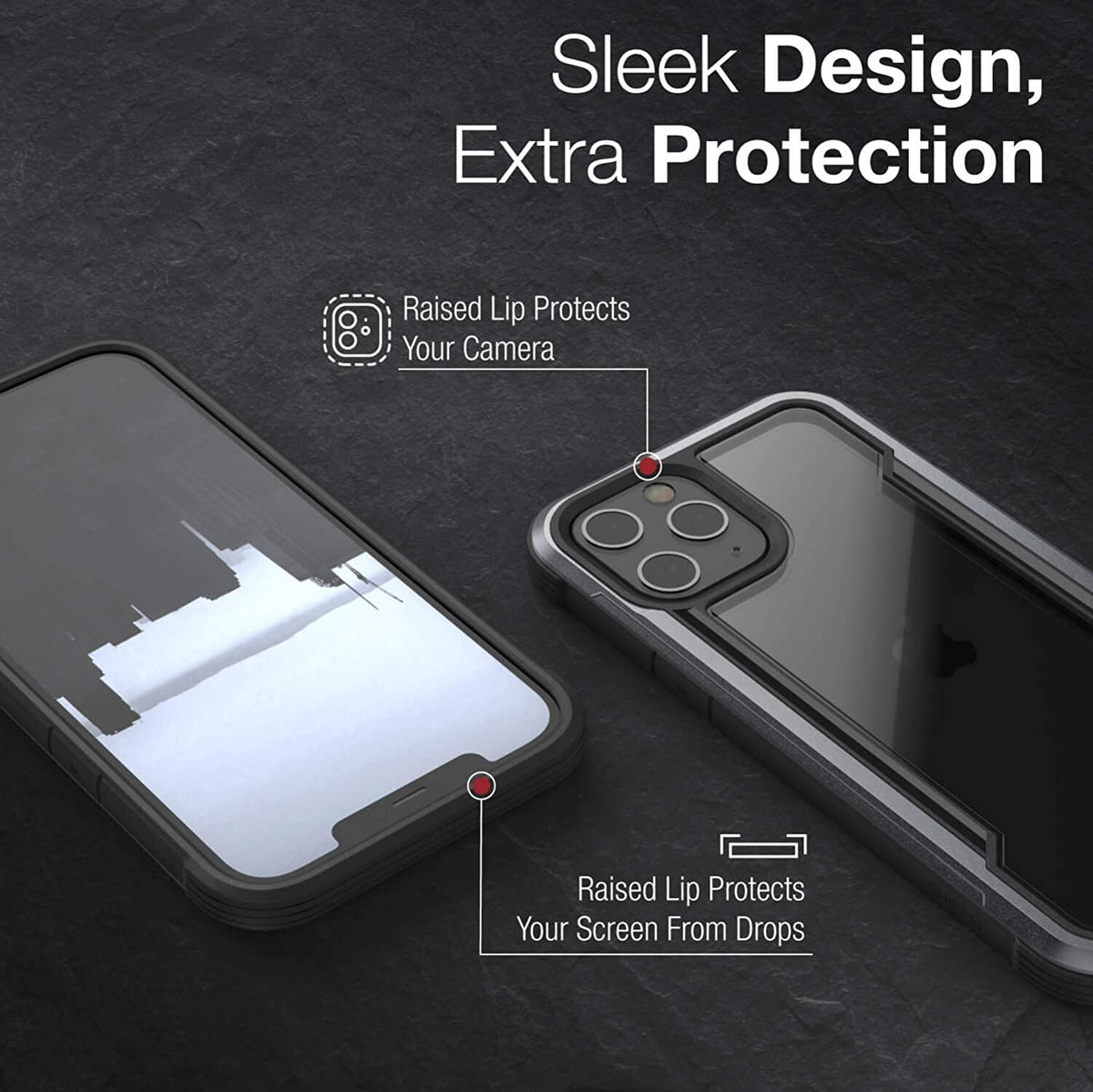 X-Doria Raptic Shield Pro Ανθεκτική Αντιμικροβιακή Θήκη Apple iPhone 13 Pro Max - Blue (472616)