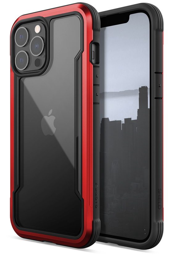 X-Doria Raptic Shield Pro Ανθεκτική Αντιμικροβιακή Θήκη Apple iPhone 13 Pro Max - Red (472623)