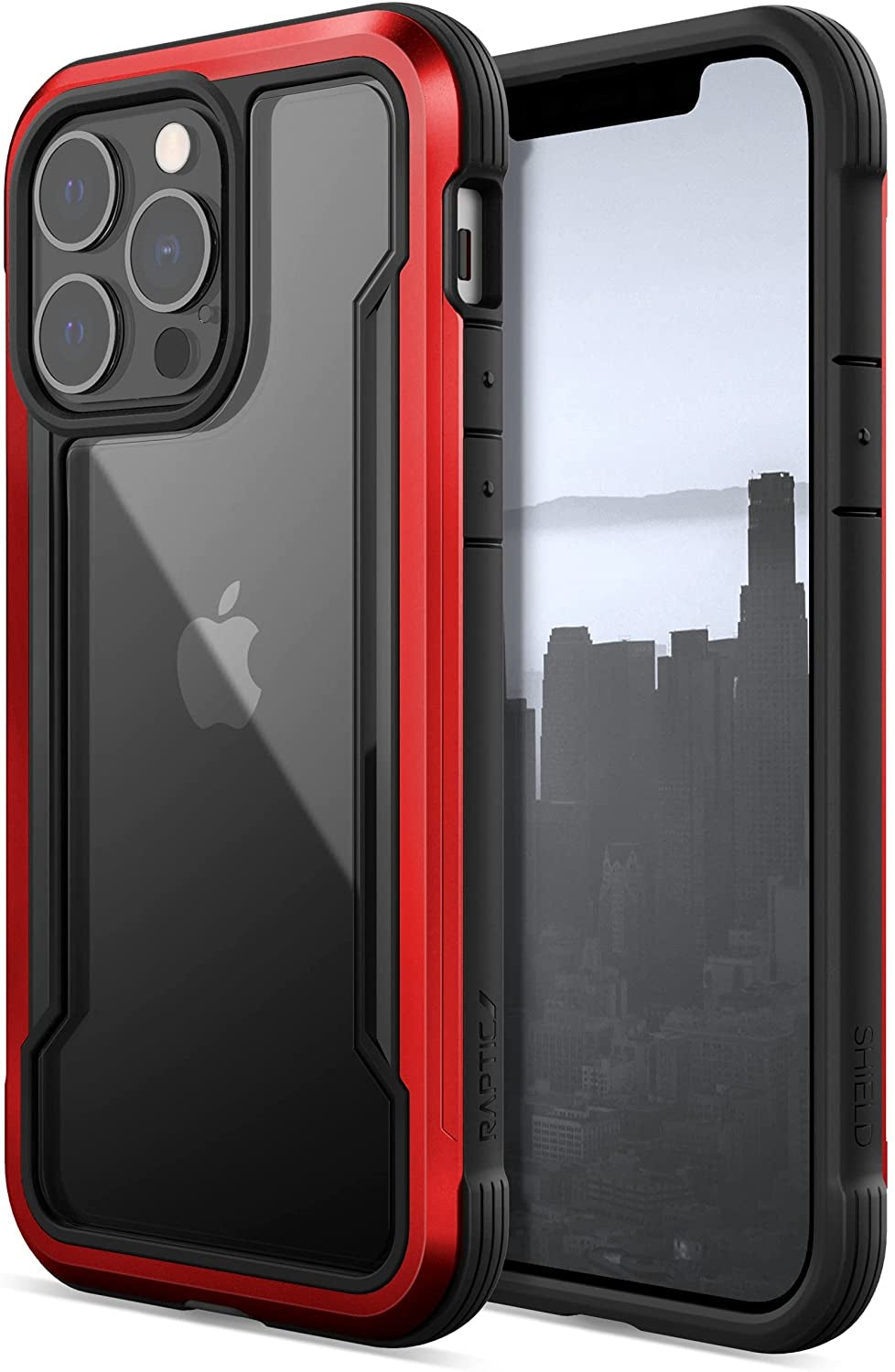 X-Doria Raptic Shield Pro Ανθεκτική Αντιμικροβιακή Θήκη Apple iPhone 13 Pro - Red (472708)