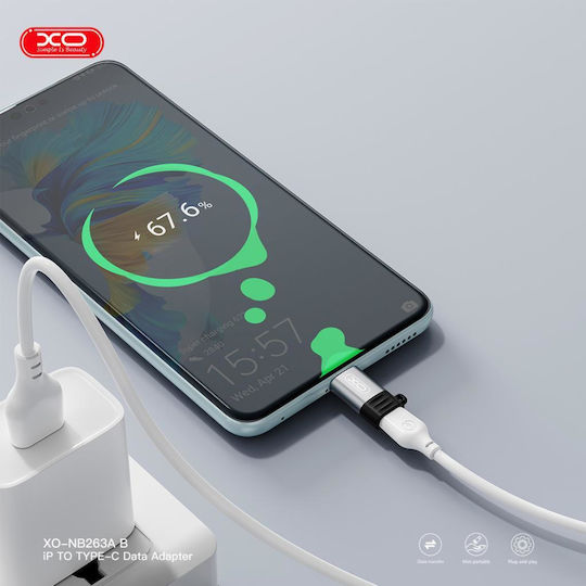 Μετατροπέας USB-C male σε Lightning female (NB263A)